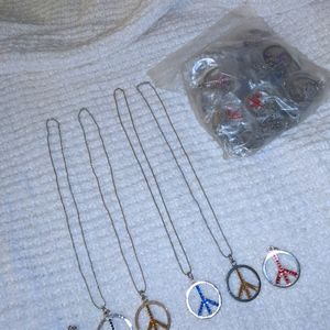 HUGE Bundle Of Peace Necklaces (60+)